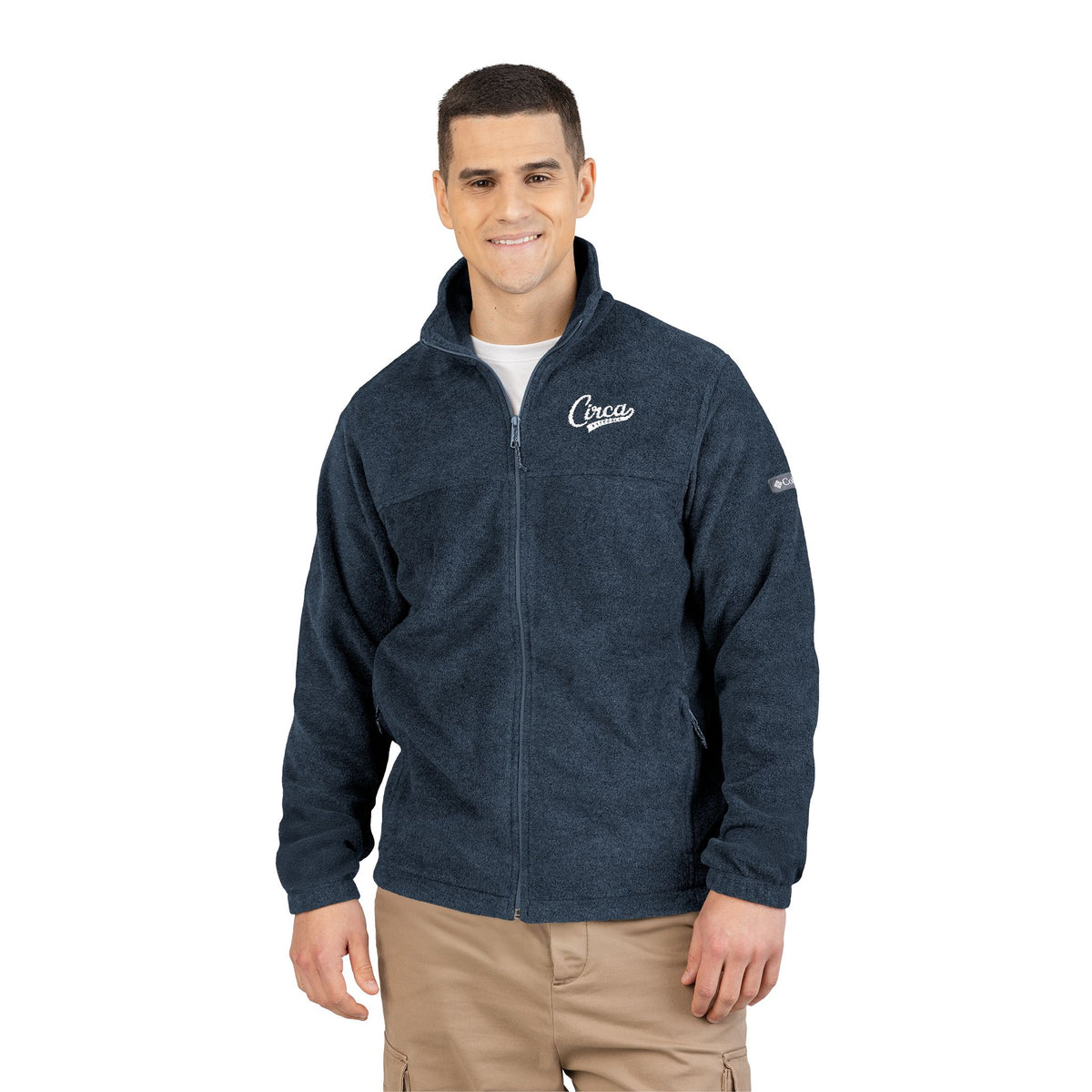 Circa Baseball Unisex Embroidered Columbia Fleece Jacket