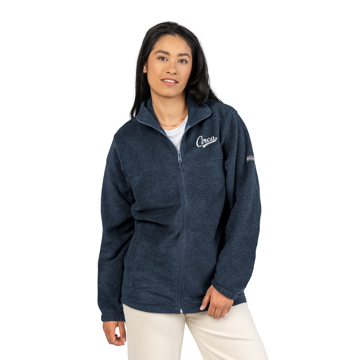Circa Baseball Unisex Embroidered Columbia Fleece Jacket