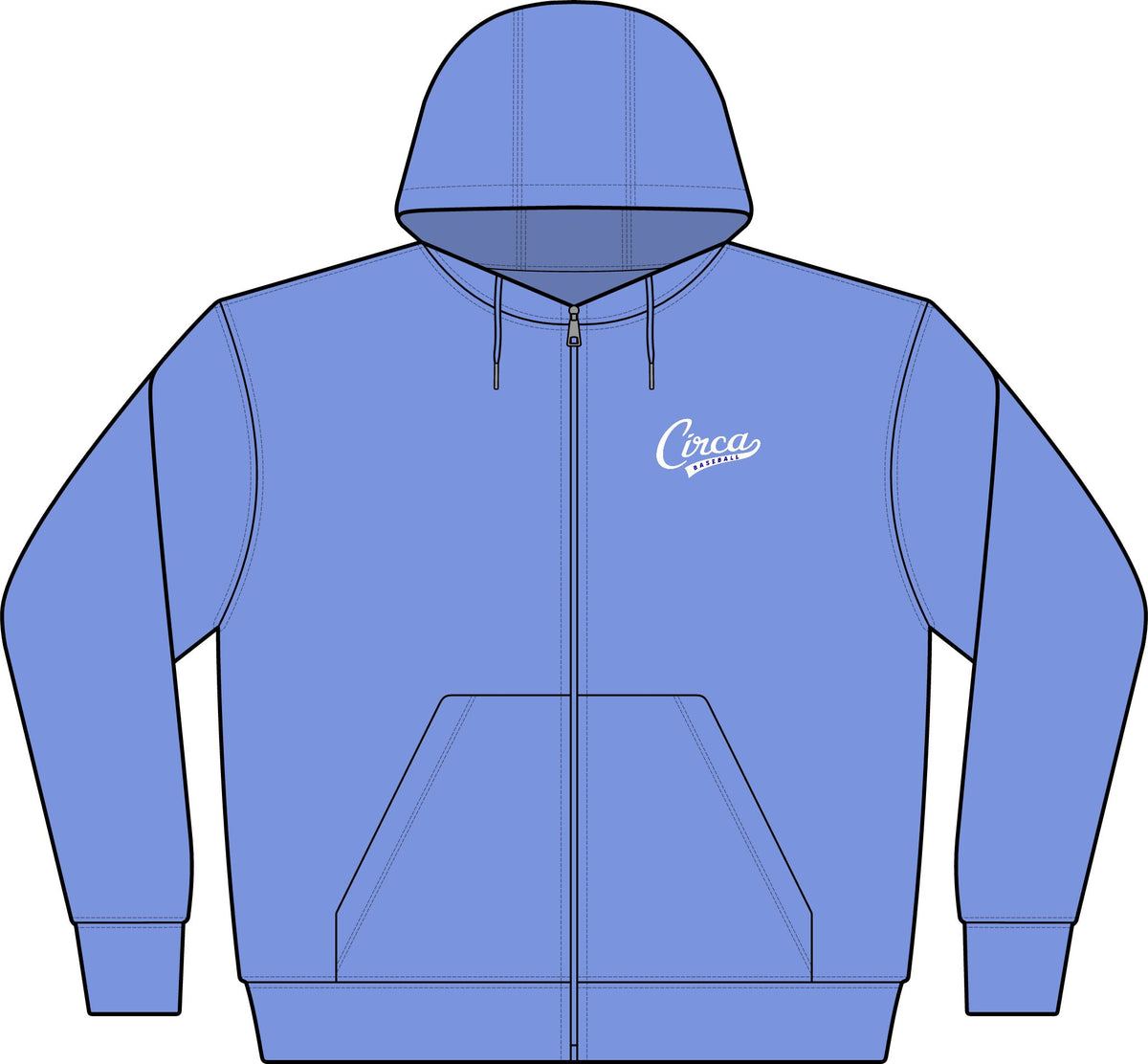 Circa Baseball Women's Performance Zip Hoodie