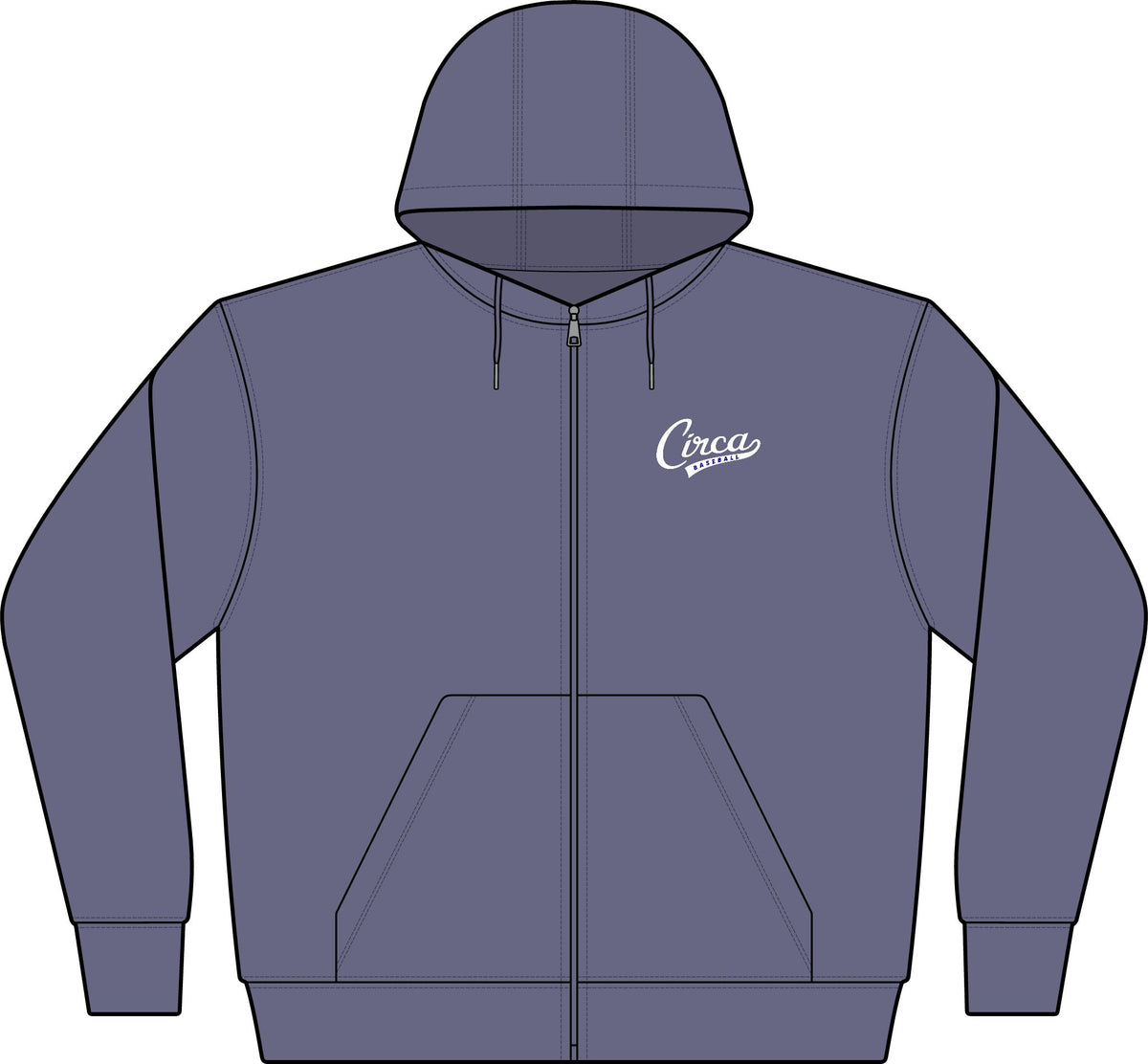 Circa Baseball Women's Performance Zip Hoodie